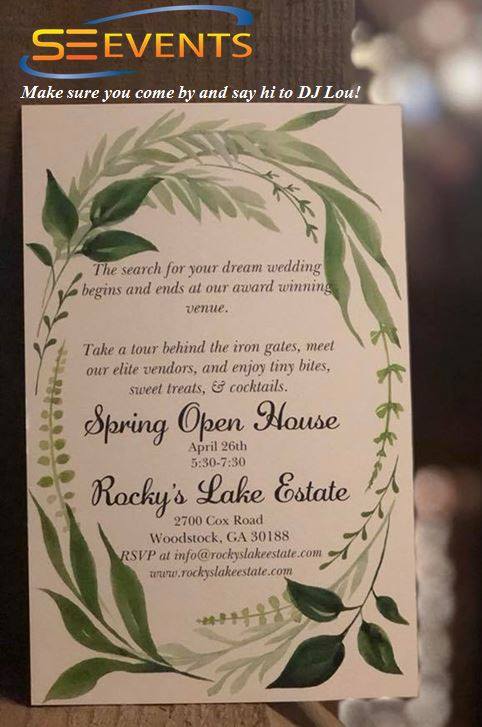 Rocky's Lake Estate Open House